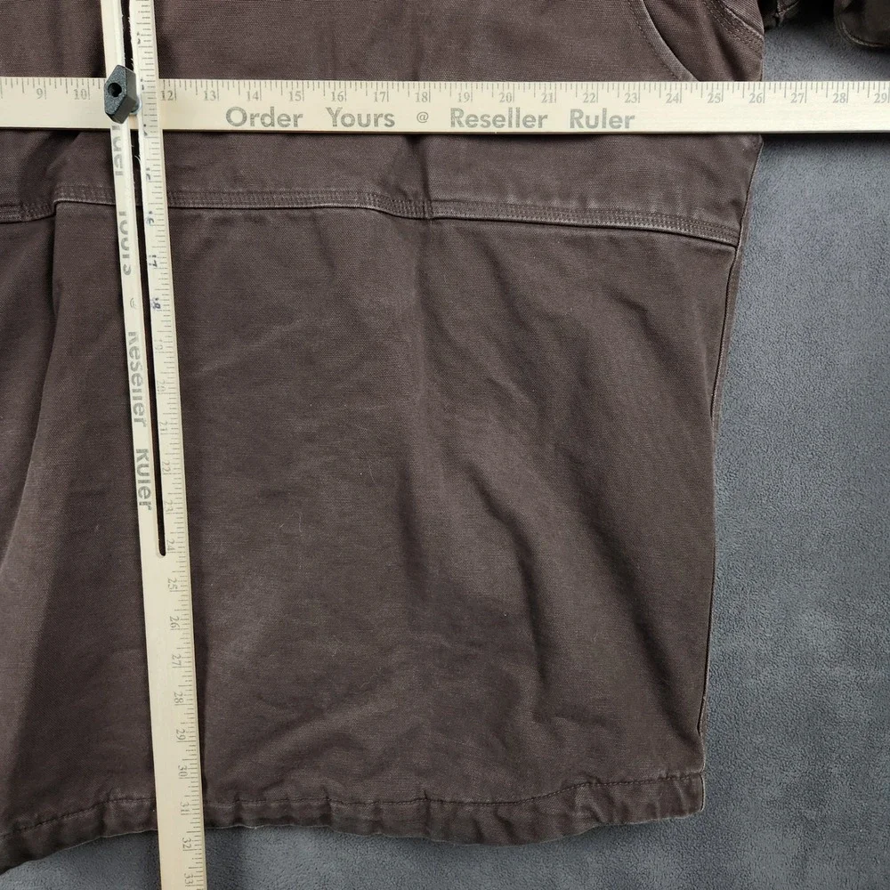 Carhartt Jacket Mens Large Brown Full Swing Relaxed Fit‎ Washed Duck Insulated